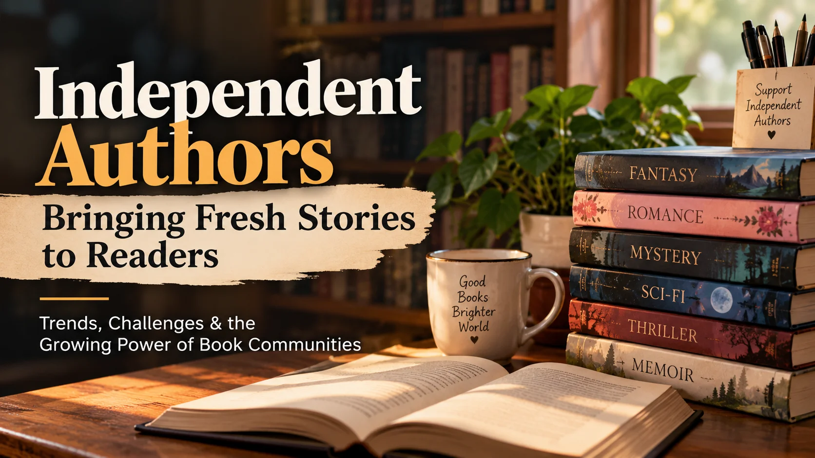 The Changing World of Reading: Why Independent Authors Are Bringing Fresh Stories to Readers
